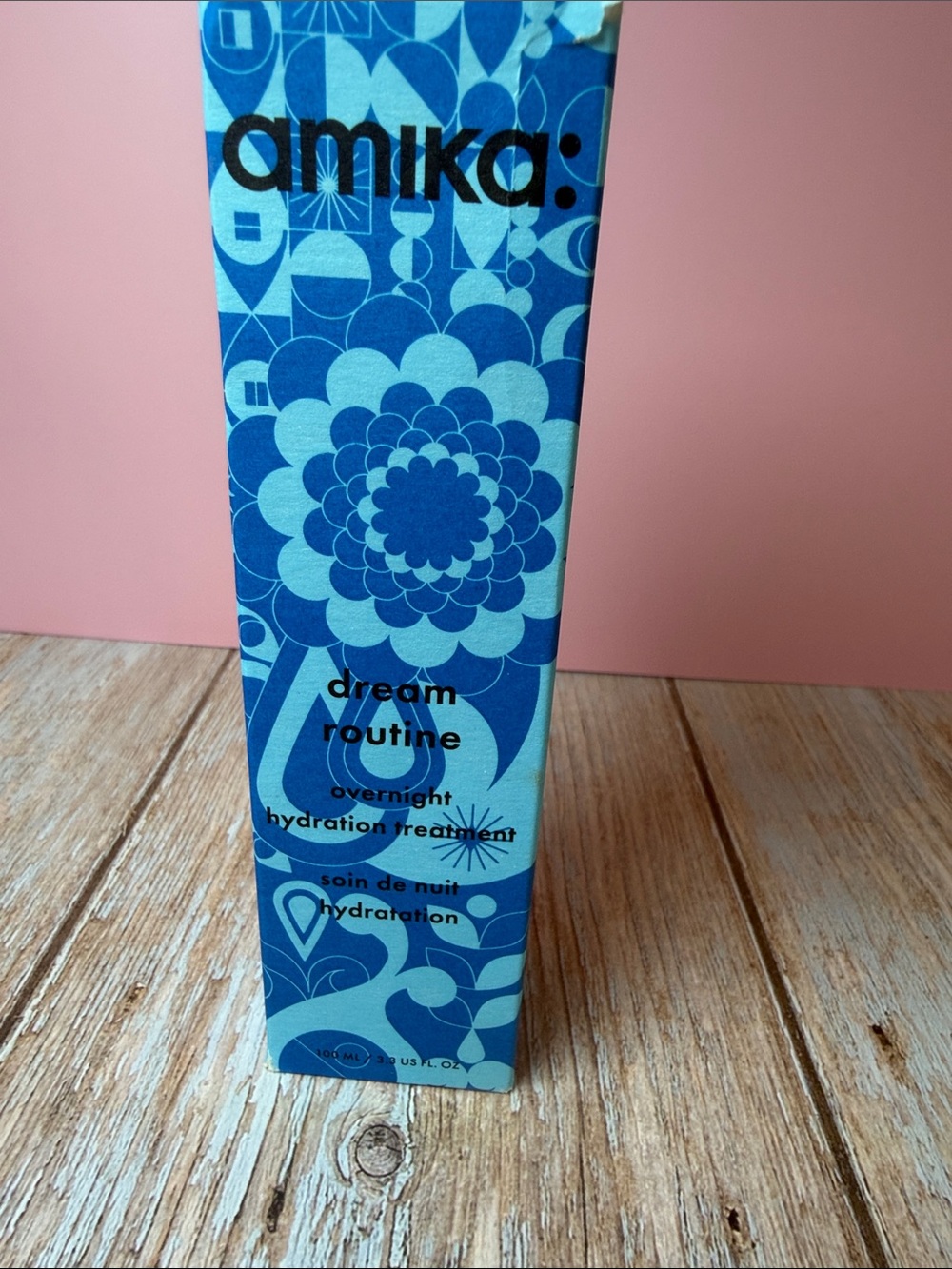 amika Dream Routine Overnight Hydration Treatment - Blue Packaging